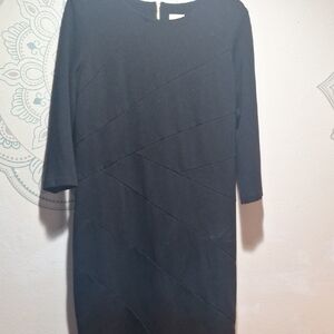 Chico's Black 3/4 Sleeve Dress